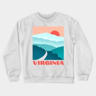 Virginia Blue Ridge Mountains Shenandoah Crewneck Sweatshirt